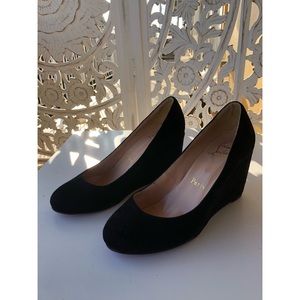 Christian Louboutin Black Suede Melissa 39
